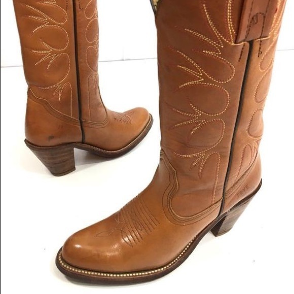 Frye Cowboy Tall Boots #7 - Picture 7 of 13